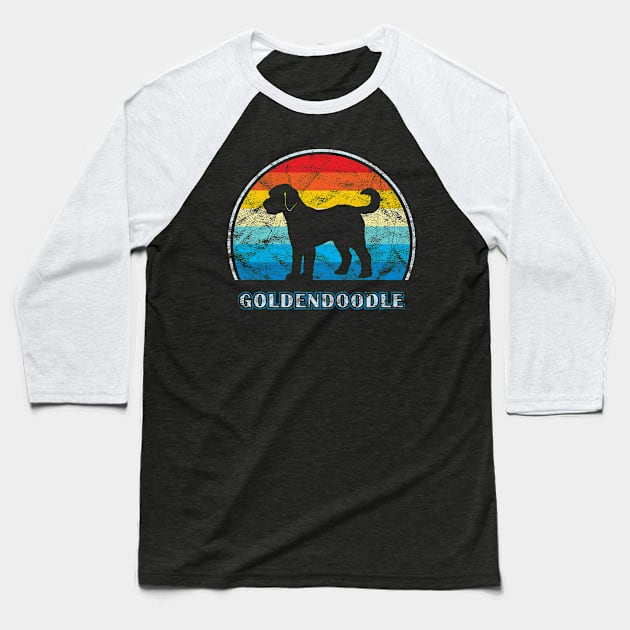 Goldendoodle Vintage Design Dog Baseball T-Shirt by millersye